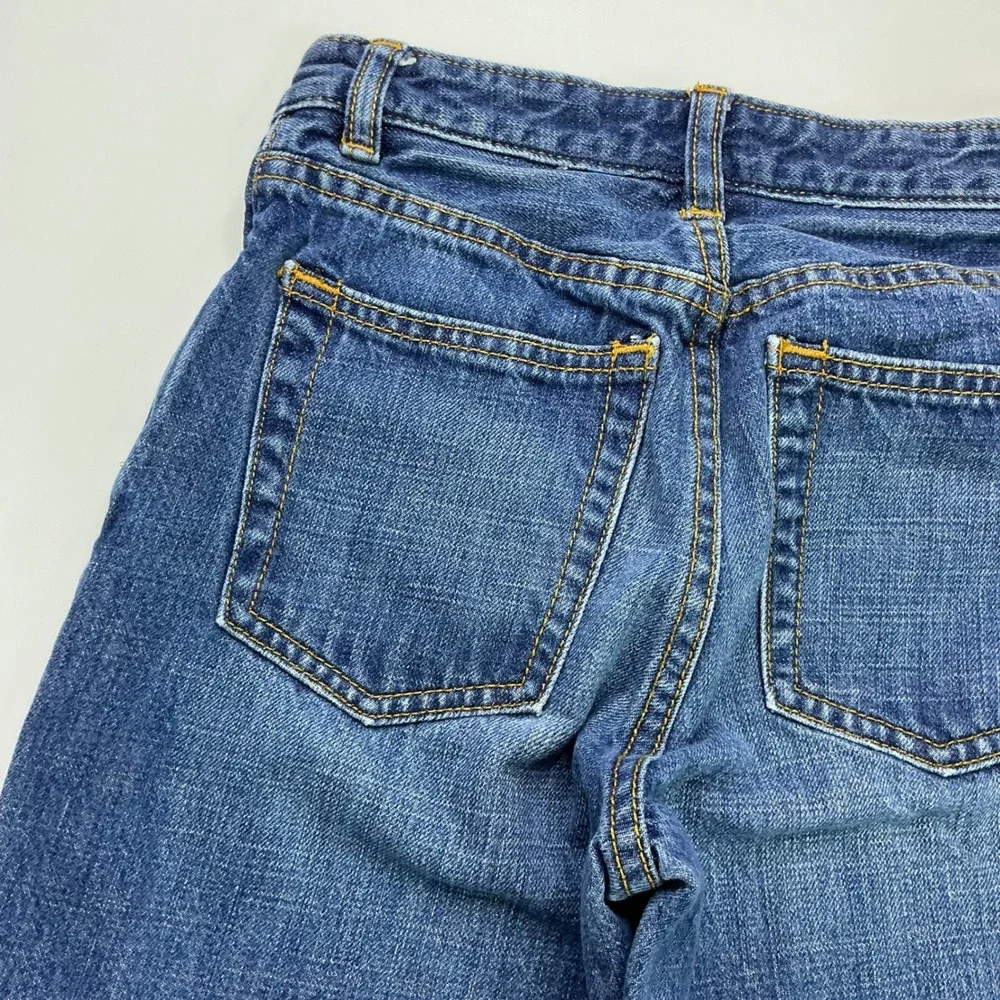 Gap Blue Loose Fit Jeans Kids Size 10 Regular Adjustable Waist Denim